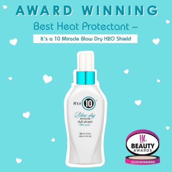 It’s a 10 Blow Dry Miracle H2O Shield Spray NEW! FULL SIDE! 6 fl oz - Picture 5 of 16